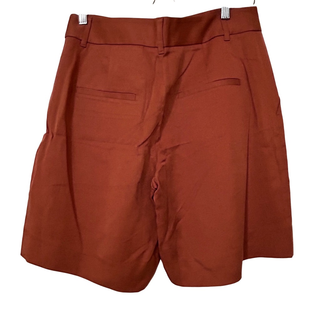 Banana Republic Women's Shorts Size 8 NWT – Rust Lyocell‎ Tailored Fit - Picture 2 of 9